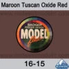 Badger MODELflex Paint - 16-15 Maroon Tuscan Oxide Red -Vallejo Shop 16 15 32108.1671410831