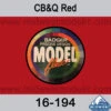 Badger ModelFlex 16194 - CB&Q Red -Vallejo Shop 16 194 56613.1671410836