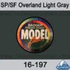 Badger MODELflex Paint - 16-197 SP/SF Overland Light Gray