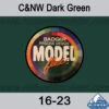 Badger MODELflex Paint - 16-23 C&NW Dark Green -Vallejo Shop 16 23 47491.1671410837