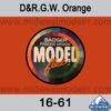Badger MODELflex Paint - 16-61 D&R.G.W. Orange -Vallejo Shop 16 61 86272.1671410842