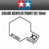 Tamiya 81502 - Acrylic Mini X-2 White - 10ml Bottle
