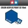 Tamiya 81504 - Acrylic Mini X-4 Blue - 10ml Bottle -Vallejo Shop 81504 75892.1645224073