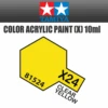 Tamiya 81524 - Acrylic Mini X-24 Clear Yellow - 10ml Bottle