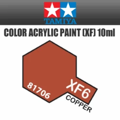 Tamiya 81706 - Acrylic Mini XF-6 Copper - 10ml Bottle