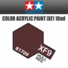 Tamiya 81709 - Acrylic Mini XF-9 Hull Red - 10ml Bottle -Vallejo Shop 81709 53312.1645224084