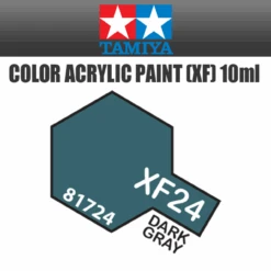 Tamiya 81724 - Acrylic Mini XF-24 Dark Gray - 10ml Bottle