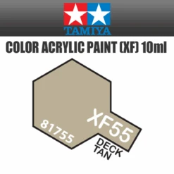 Tamiya 81755 - Acrylic Mini XF-55 Deck Tan - 10ml Bottle