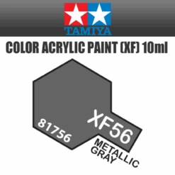 Tamiya 81756 - Acrylic Mini XF-56 Metallic Gray - 10ml Bottle