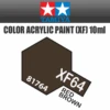 Tamiya 81764 - Acrylic Mini XF-64 Red Brown - 10ml Bottle -Vallejo Shop 81764 45223.1645224095