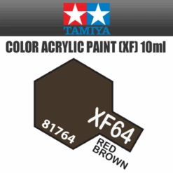 Tamiya 81764 - Acrylic Mini XF-64 Red Brown - 10ml Bottle