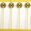 Tichy Train Group 8176 - Modern Crossing Signs 20 Pcs - HO Scale -Vallejo Shop 8176 77967.1645224185