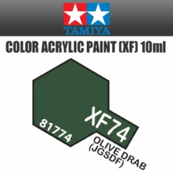 Tamiya 81774 - Acrylic Mini XF-74 Olive Drab (JGSDF) - 10ml Bottle