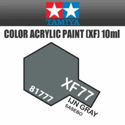 Tamiya 81777 - Acrylic Mini XF-77 IJN Gray Sasebo Arsenal - 10ml Bottle