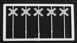 Tichy Train Group 8178 - Crossing Sign Crossbucks 20 Pcs - HO Scale