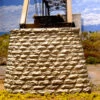 Chooch Enterprises #8430 - Cut Stone Bridge Pier (Pointed End) - HO Scale -Vallejo Shop 8430 11634.1671410932