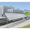 Walthers Cornerstone 933-2984 - Train Shed W/Clear Roof - HO Scale -Vallejo Shop 933 2984 48263.1645224463