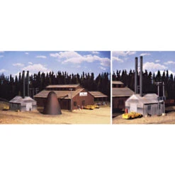 Walthers Cornerstone 933-3058 - Mountain Lumber Sawmill - HO Scale