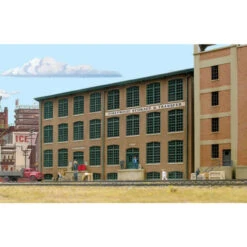 Walthers Cornerstone 933-3189 - Fireproof Storage And Transfer Background Building - HO Scale