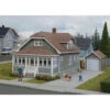 Walthers Cornerstone 933-3791 - American Bungalow W/1-Car Garage - HO Scale -Vallejo Shop 933 3791 96676.1645224523