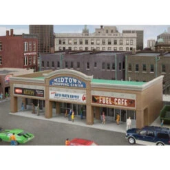 Walthers Cornerstone 933-4116 - Modern Shopping Center II - HO Scale