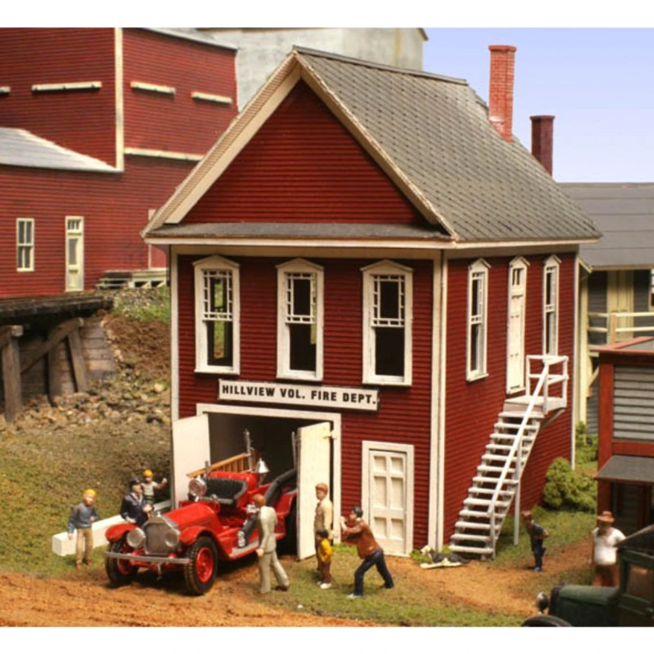 American Model Builders 647 - Hillview Volunteer Fire Co - N Scale Kit 3 American Model Builders 647 - Hillview Volunteer Fire Co - N Scale Kit