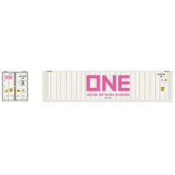 Atlas 50006000 - 40' Refrigerated Container [3-PACKS] ONE Set #1 (White/Pink) Ocean Network Express (SZLU) 9564004,9544707, 9556478 - N Scale