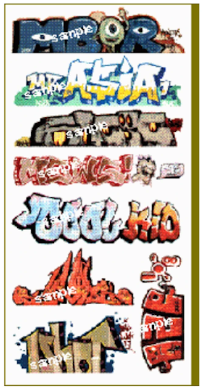 Blair Line 2244 Graffiti Decals - Mega Set #1 - HO Scale 3 Blair Line 2244 Graffiti Decals - Mega Set #1 - HO Scale