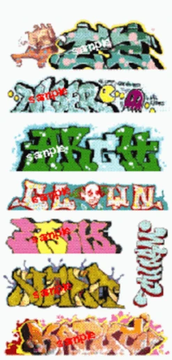 Blair Line 1248 Graffiti Decals - Mega Set #5 - N Scale