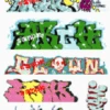 Blair Line 2248 Graffiti Decals - Mega Set #5 - HO Scale -Vallejo Shop BLR1248 94933.1671410908