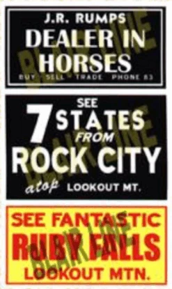 Blair Line 2251 - Barn Sign Set #2 - HO Scale