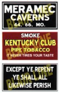 Blair Line 1253 - Barn Sign Set #4 - N Scale