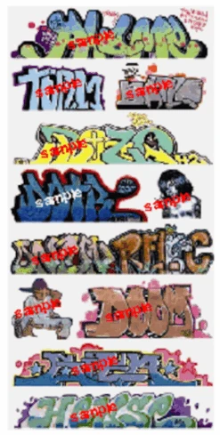 Blair Line 1259 Graffiti Decals - Mega Set #10 - N Scale