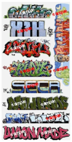 Blair Line 2260 Graffiti Decals - Mega Set #11 - HO Scale