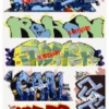 Blair Line 2261 Graffiti Decals - Mega Set #12 - HO Scale -Vallejo Shop BLR1261 98091.1671410910