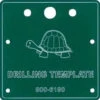 Circuitron 800-6190 - Tortoise Drilling Template -Vallejo Shop CIR6190 46827.1671410940