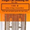 Gold Medal Models 160-08 - Atlas Two-Bay Centerflow Hopper Detail Set - N Scale -Vallejo Shop GMM160 08 50492.1671411119