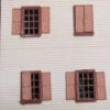 RslaserKits 3970 - Window Shutters For The N Scale Tichy 2508 6/6 Windowsew Product - N Scale Kit -Vallejo Shop IMG 3974 78154.1673906605
