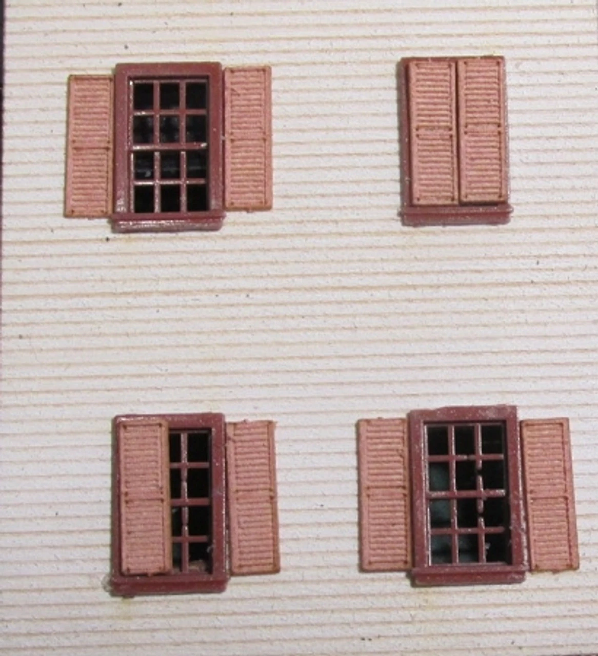 RslaserKits 3970 - Window Shutters For The N Scale Tichy 2508 6/6 Windowsew Product - N Scale Kit 3 RslaserKits 3970 - Window Shutters For The N Scale Tichy 2508 6/6 Windowsew Product - N Scale Kit
