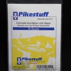 Pikestuff 541-8111 - Concrete Foundation With Steps - N Scale Kit
