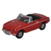 Oxford Diecast NMGB001 - MGB Roadster Tartan Red - N Scale -Vallejo Shop NMGB001 1 90940.1645223681