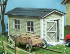 RslaserKits 3012 - One Car Garage - N Scale Kit