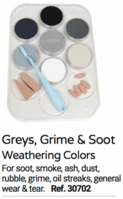 Pan Pastel 30702 - Greys, Grime & Soot Weathering Kit