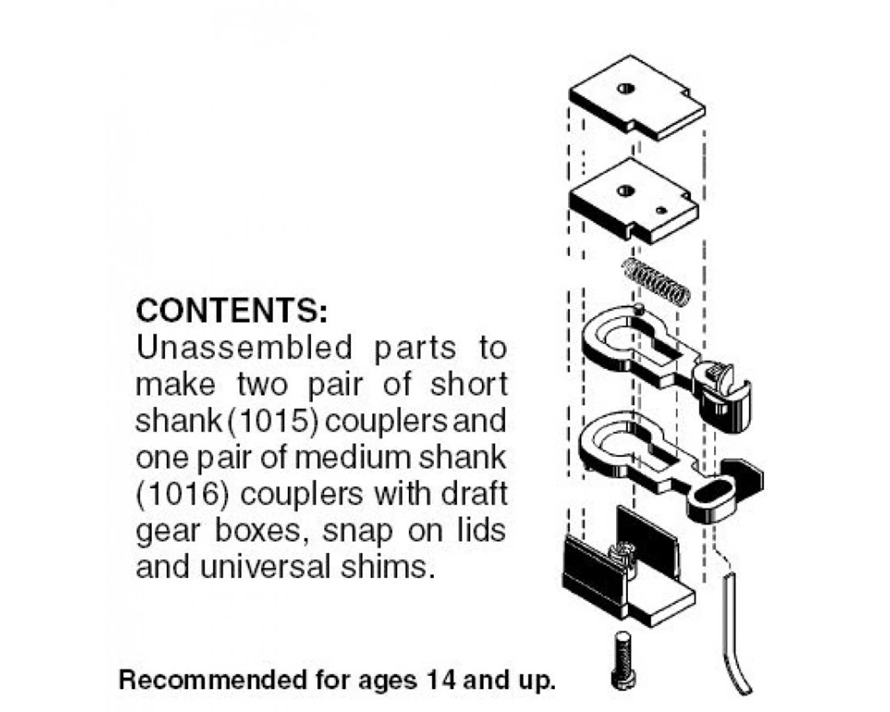 Micro-Trains 00102000 - RDA Body Mount Coupler - N Scale 3 Micro-Trains 00102000 - RDA Body Mount Coupler - N Scale