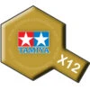 Tamiya 81012 - X12 Gold Leaf 23ml -Vallejo Shop X12 27530.1645224047