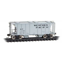 Micro-Trains Line 09500021 - PS-2 2-Bay Covered Hopper Western Pacific (WP) 11301 - N Scale