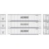 Athearn 17299 - 48' Container [3 Pack] Rail-Bridge (RBCU) - N Scale