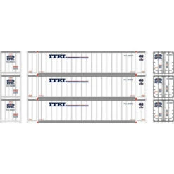 Athearn 17300 - 48' Container [3 Pack] Itel (ITLU) - N Scale