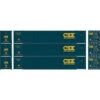Athearn RTR 28495 - 53' CIMC Container (3) CSX (CSXU) - HO Scale