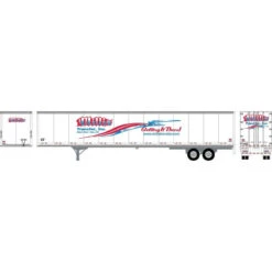 Athearn RTR 72812 - 53' Wabash Plate Trailer Millis Transfer - HO Scale